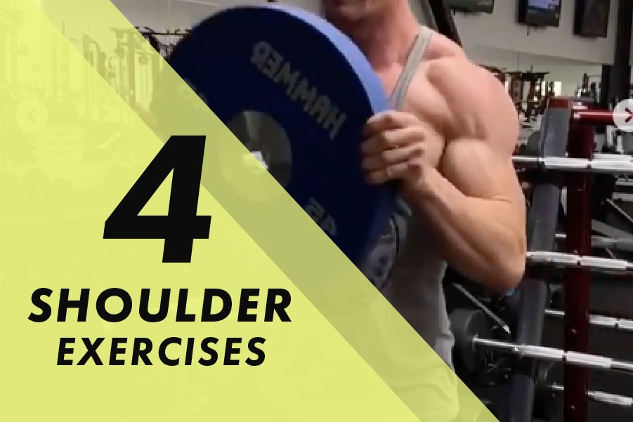 4 shoulder exercises recommended by Josh Bowmar: