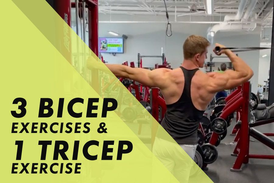 3 bicep exercises and 1 tricep exercise with Josh Bowmar: